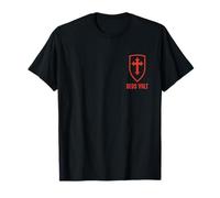 Deus Lo Vult Knights Templar Costume Cross Templar I Deus Vult T-Shirt