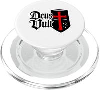 Deus Vult! - Catholic Christian Warrior of Christ PopSockets PopGrip for MagSafe