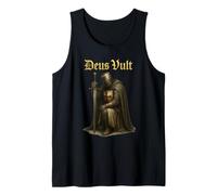 Deus Vult - Catholic Warrior of Christ - Crusader Templar Tank Top