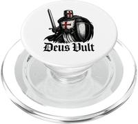 Deus Vult - Christian Templar Knight PopSockets PopGrip for MagSafe