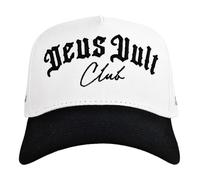 Deus Vult Club | 3D Embrodiery | White | Classic Baseball Cap | Crusader Knights Templar Clothing | Est. 1095 | Luxury Apparel |