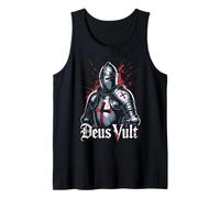 Deus Vult Crusader Knight Templar Middle Ages Tank Top