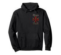 Deus Vult - Epic Catholic Warrior Of Christ Pullover Hoodie