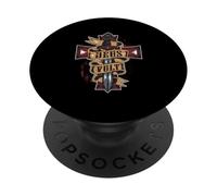 Deus Vult God Wills It Christian Crusader Templar Knight PopSockets Adhesive PopGrip