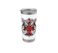 Deus Vult God Wills It Christian Crusader Templar Knight Stainless Steel Insulated Tumbler