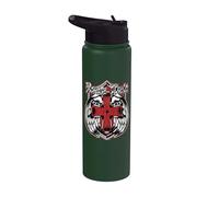 Deus Vult God Wills It Christian Crusader Templar Knight Stainless Steel Insulated Water Bottle