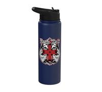 Deus Vult God Wills It Christian Crusader Templar Knight Stainless Steel Insulated Water Bottle