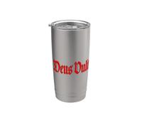 Deus Vult GOD Wills IT Latin Phrase Knights Templar Stainless Steel Insulated Tumbler