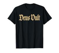 DEUS VULT GOD WILLS IT LATIN PHRASE KNIGHTS TEMPLAR T-Shirt