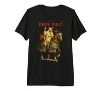 Deus Vult: King Baldwin IV - Kingdom of Jerusalem Premium T-Shirt