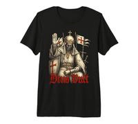 Deus Vult - King Baldwin IV of Jerusalem - Crusaders Premium T-Shirt