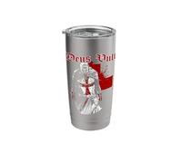 Deus Vult - Knight Templar - Vintage Crusader Stainless Steel Insulated Tumbler