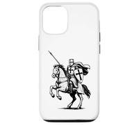 Deus Vult, Medieval Crusader Riding a Horse, catholic legend Case for iPhone 12/12 Pro