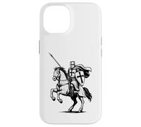 Deus Vult, Medieval Crusader Riding a Horse, catholic legend Case for iPhone 14