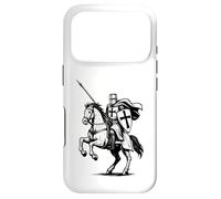 Deus Vult, Medieval Crusader Riding a Horse, catholic legend Case for iPhone 17 Pro