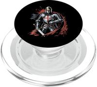 Deus Vult Medieval Templar Knight Crusader PopSockets PopGrip for MagSafe
