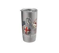 Deus Vult Medieval Templar Knight Crusader Stainless Steel Insulated Tumbler