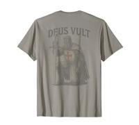 Deus Vult - Minimalist Latin Word for History- Back T-Shirt