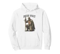 Deus Vult - Minimalist Latin Word for History Pullover Hoodie