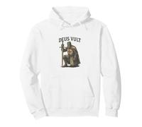 Deus Vult - Minimalist Latin Word for History Pullover Hoodie