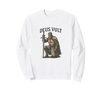 Deus Vult - Minimalist Latin Word for History Sweatshirt