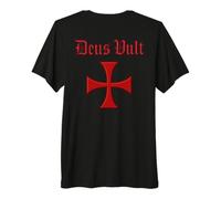 Deus Vult - Templar Cross - Jerusalem Cross Premium T-Shirt