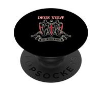 Deus Vult Templar Knights Kingdom Of Jerusalem Vintage PopSockets Adhesive PopGrip