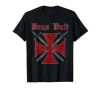Deus Vult Templar Order Knights Templar Holy Cross Helmet T-Shirt