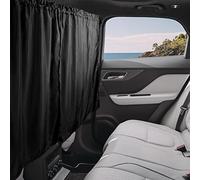 Deuson Car Privacy Curtains Universal Car Divider Curtain Between Rear Seat Auto Blackout Curtains Car Sun Shades Side Window Covers Car Accessories for Travel Camping Nap Sleeping N