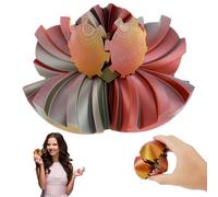 Deuson Gear Ball 3D Printed Gear Sphere Portable Spin Ball Creative Gear Desk Toy Stress and Anxiety Relaxing Fingertip Toy Funny Relief Stress Ball Plastic Spin Ball for Sensory Needs and Autism