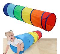 Deuson Kids Play Tunnel for Toddlers Pop Up Crawl Tunnel Playhouse for Boys Girls or Dog Cat Pets Collapsible Children Play Tent Toy for Indoor Outdoor Play Games N