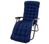 Deuson Lounger Cushions, Sun Lounger Cushion, Non-Slip Reclining Cushion, Garden Chair Cushions, High-Backed Chair, Bench Cushion, Seat Cushion, for Indoor, Outdoor, Holiday, Travel (Without Chair)