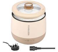 Deuson Mini Rice Cooker UK 1.6 L Small Electric Rice Cooker 450 W 220 V Nonslip Rice Maker 36 Minutes Fast Cooking Rice Cooker and Warmer Over Heating Boil Dry Protection for Cooking Rice Porridge N
