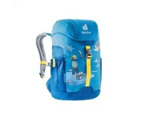 Deuter Schmusebär backpack Hiking backpack Blue, Yellow Polyethylene Sulfone (PES)