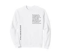 Deuteronomy 31:6, JNF, Be Strong and Courageous, Christian Sweatshirt
