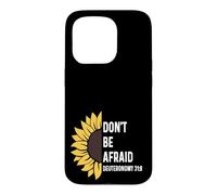 Deuteronomy 31:8 31 8 God Jesus Christian Don't Afraid Case for iPhone 15 Pro
