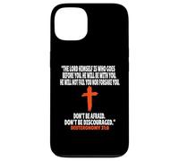 Deuteronomy 31:8 Bible Verses Scripture Case for iPhone 13