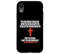 Deuteronomy 31:8 Bible Verses Scripture Case for iPhone XR