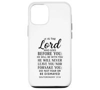 Deuteronomy 31:8 The Lord Goes Before You Bible Verse Faith Case for iPhone 12/12 Pro