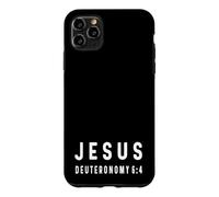 Deuteronomy 6:4 6 4 Faith God Jesus Christian God Israel Case for iPhone 11 Pro Max