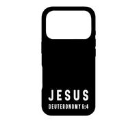 Deuteronomy 6:4 6 4 Faith God Jesus Christian God Israel Case for iPhone 17 Pro