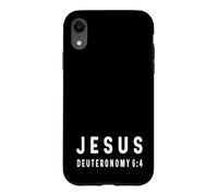 Deuteronomy 6:4 6 4 Faith God Jesus Christian God Israel Case for iPhone XR