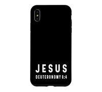 Deuteronomy 6:4 6 4 Faith God Jesus Christian God Israel Case for iPhone XS Max