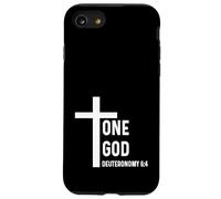 Deuteronomy 6:4 6 4 - God Jesus Quote Cross One Case for iPhone SE (2020) / 7/8