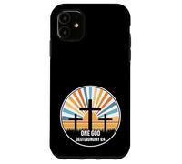 Deuteronomy 6:4 6 4 God Jesus Religious One Quote Christian Case for iPhone 11