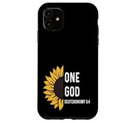 Deuteronomy 6:4 6 4 God Jesus Religious One Quote Christian Case for iPhone 11