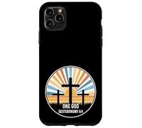 Deuteronomy 6:4 6 4 God Jesus Religious One Quote Christian Case for iPhone 11 Pro Max