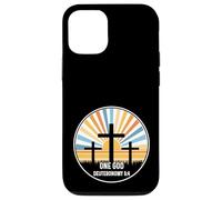 Deuteronomy 6:4 6 4 God Jesus Religious One Quote Christian Case for iPhone 12/12 Pro