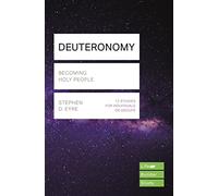 Deuteronomy (Lifebuilder Study Guides): Becoming Holy People (Lifebuilder Bible Study Guides)