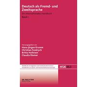 Deutsch als Fremd-und Zweitsprache Handbücher zur Sprach- und Kommunikationswissenschaft / Handbooks of Linguistics and Communication Science (HSK) ... Ein Internationales Handbuch: 35